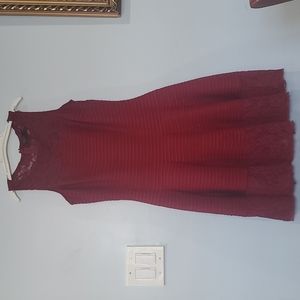 The Limited Burgundy A Line Dress Size 4